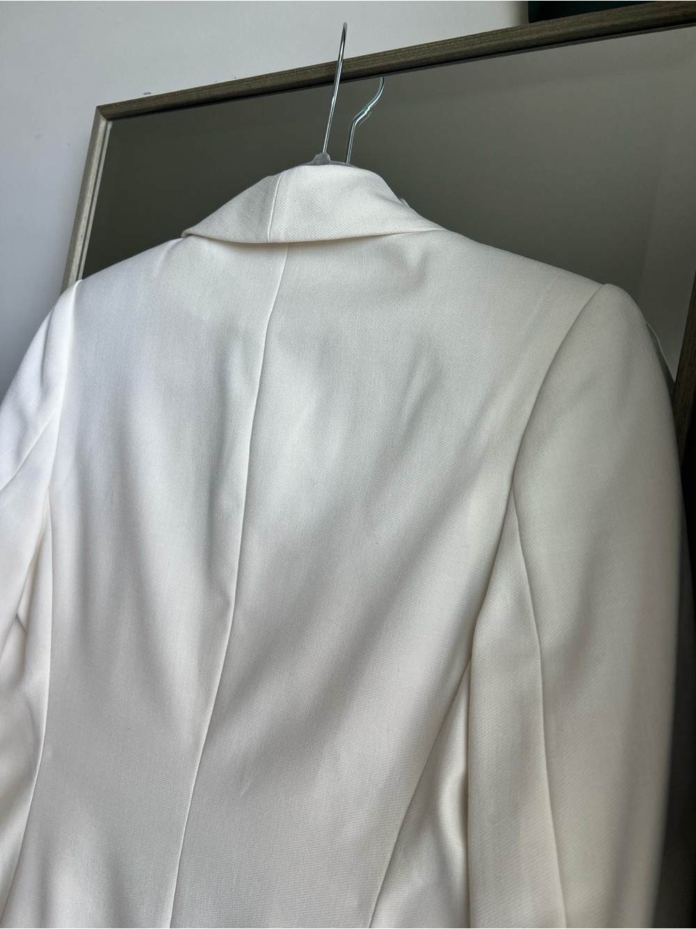 H&M Open Front Blazer with Ruched 3/4 Sleeves, Size XS - Picture 4 of 10